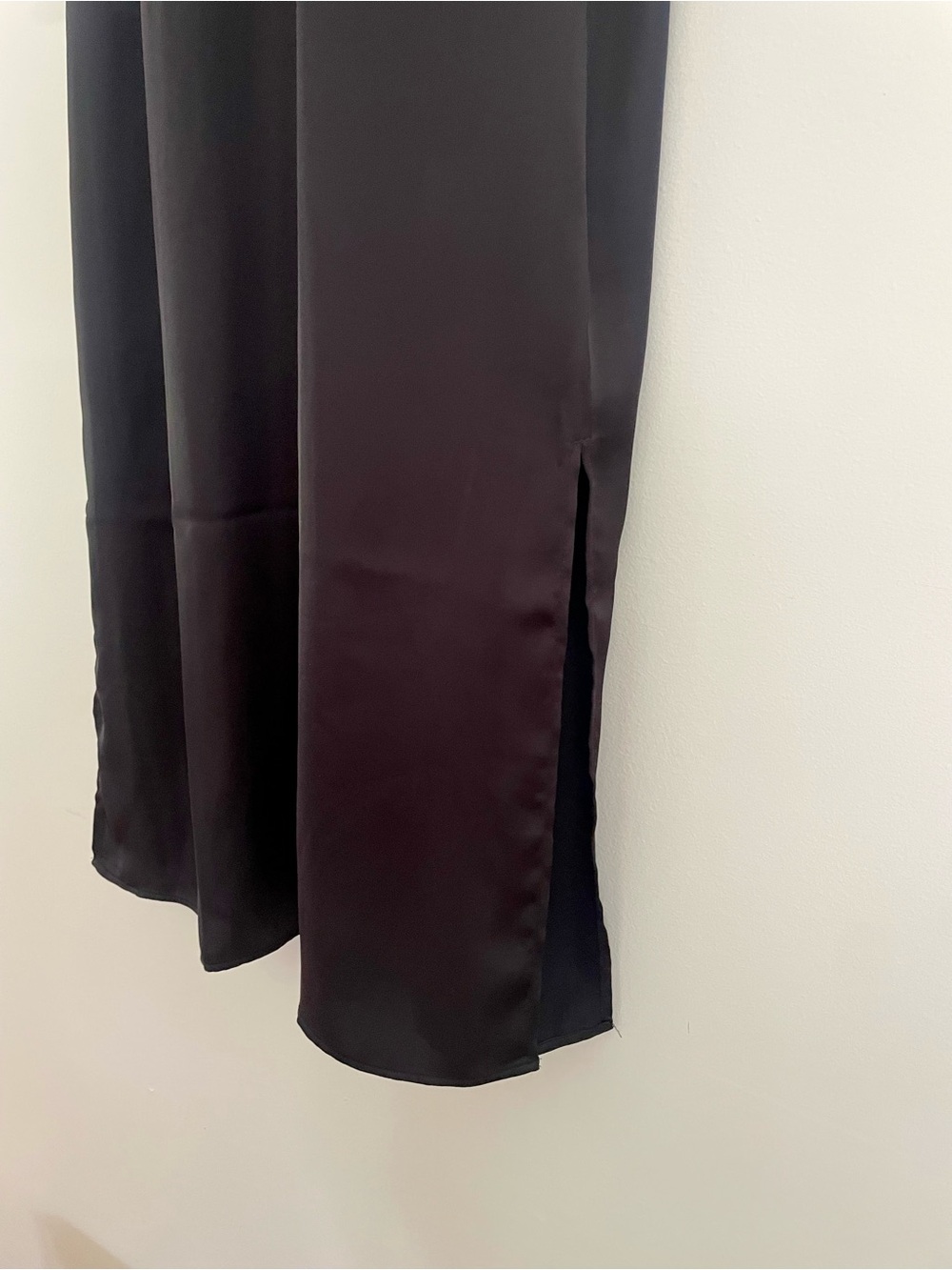 H&M Black Satin Scoop Neck Tank Dress - Picture 3 of 10
